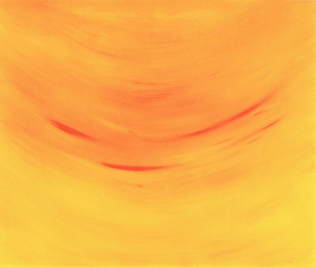 Orange Schwingung, © Marilu Klein